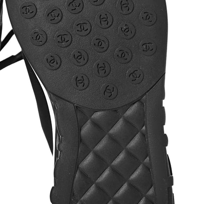 Chanel Lycra CC Sneakers 38 Black 8 of 9