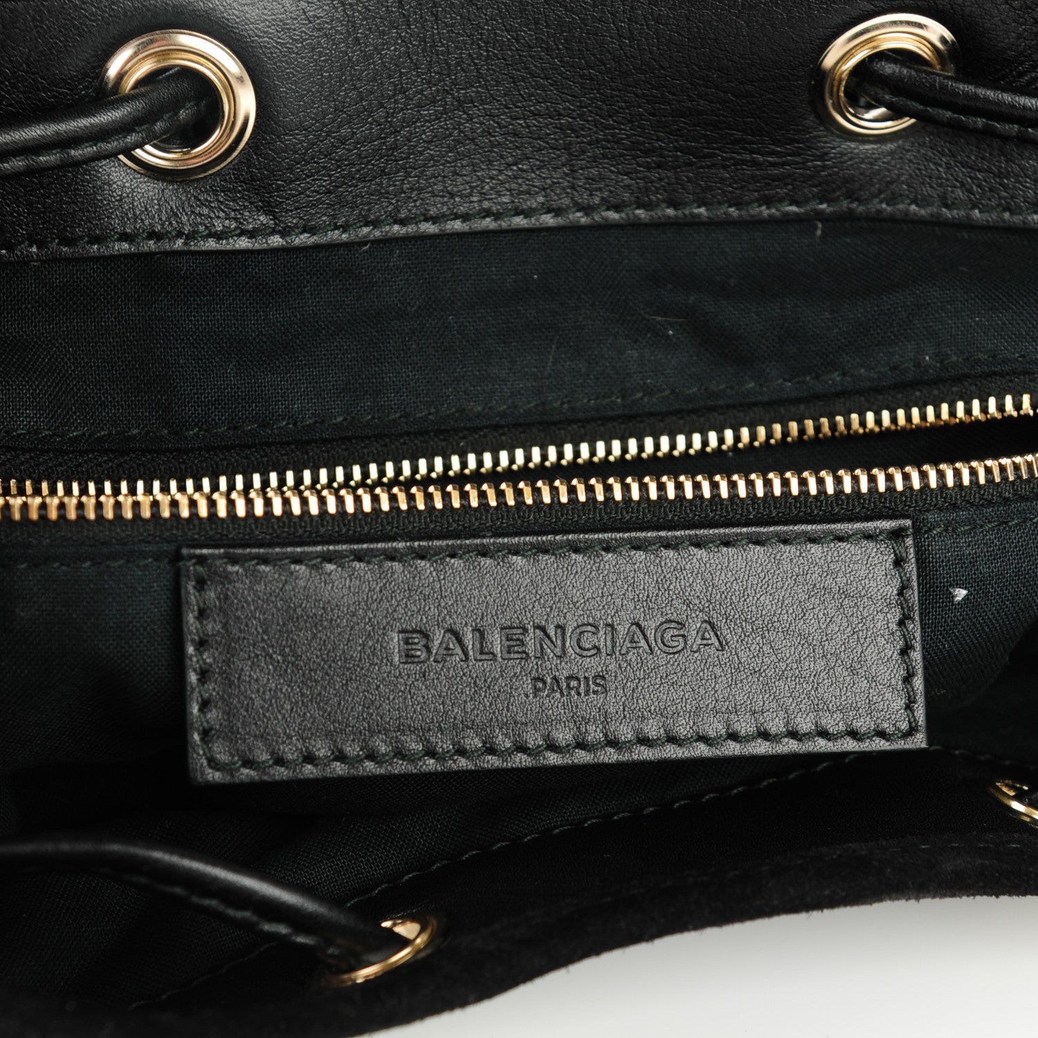 Balenciaga Baby Daim Suede Classic Hardware Traveler Backpack Black 5 of 6