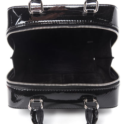 Chanel Patent Quilted Travel Kit Vanity Case Black 5 of 11