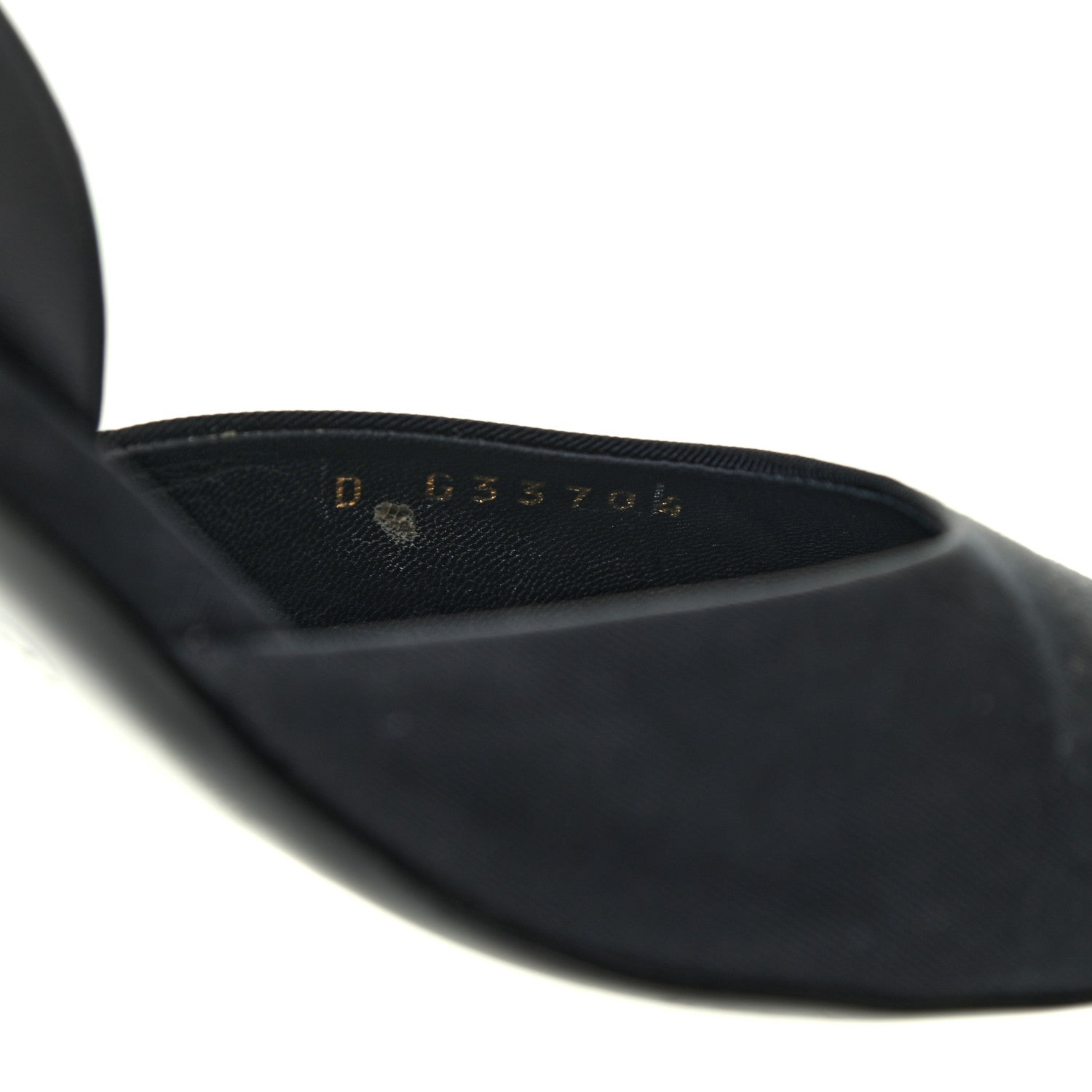 Chanel Lambskin Grosgrain CC Slingback Pumps 37 Black 8 of 8