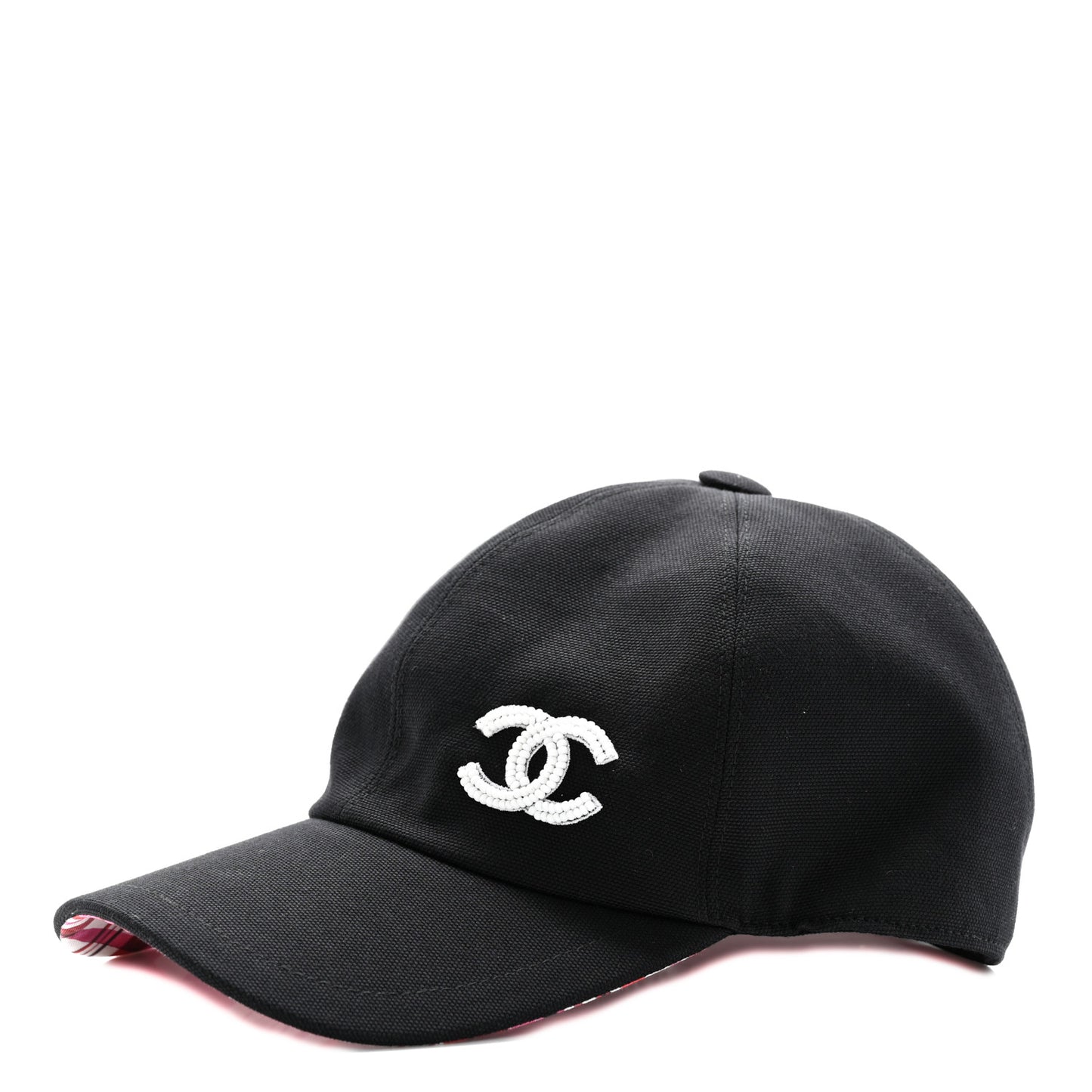 Cotton Beaded CC Cap Hat Black
