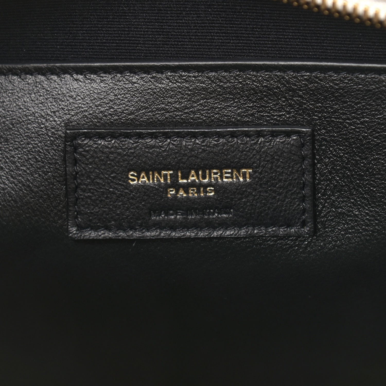 Saint Laurent Shiny Calfskin Medium Uptown Tote White 8 of 14