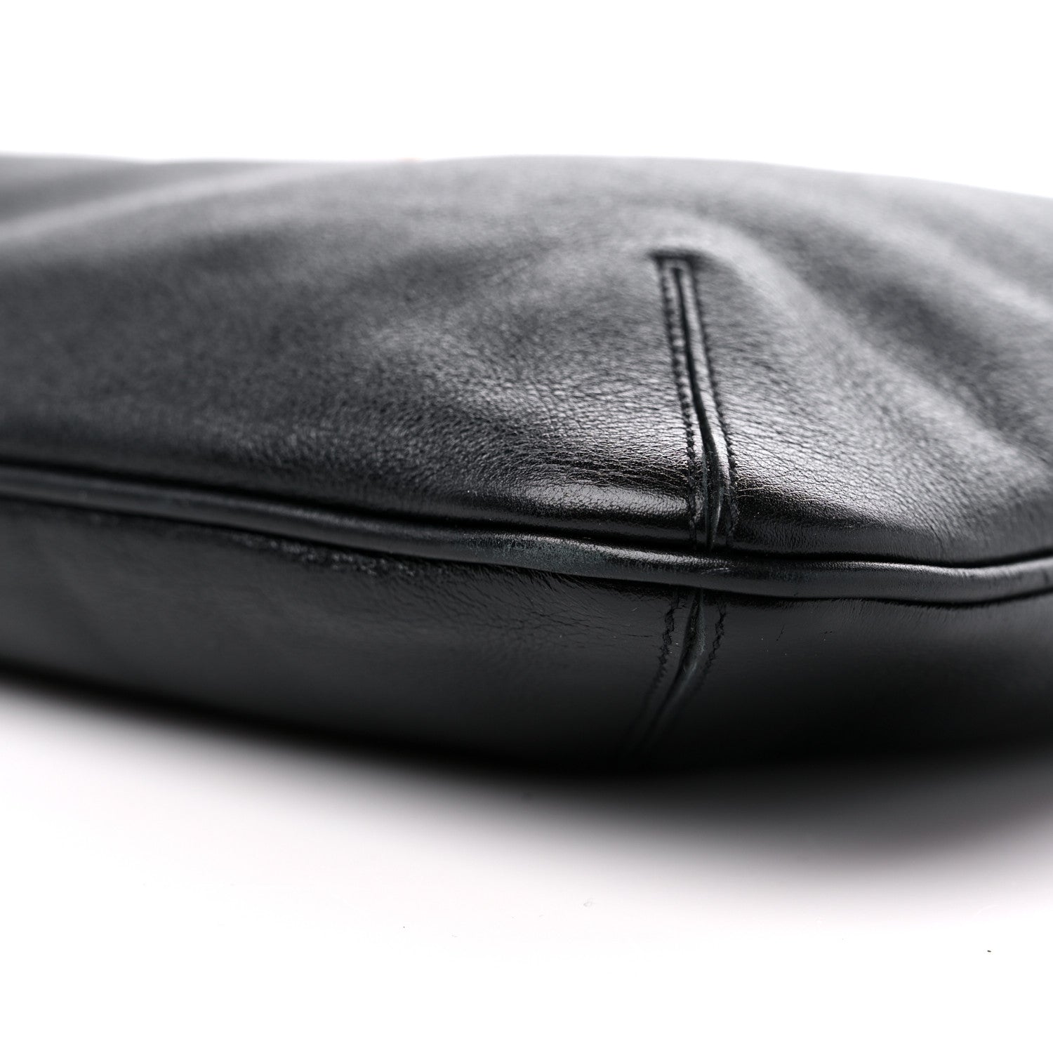 Saint Laurent Calfskin Monogram Hobo Black 9 of 10