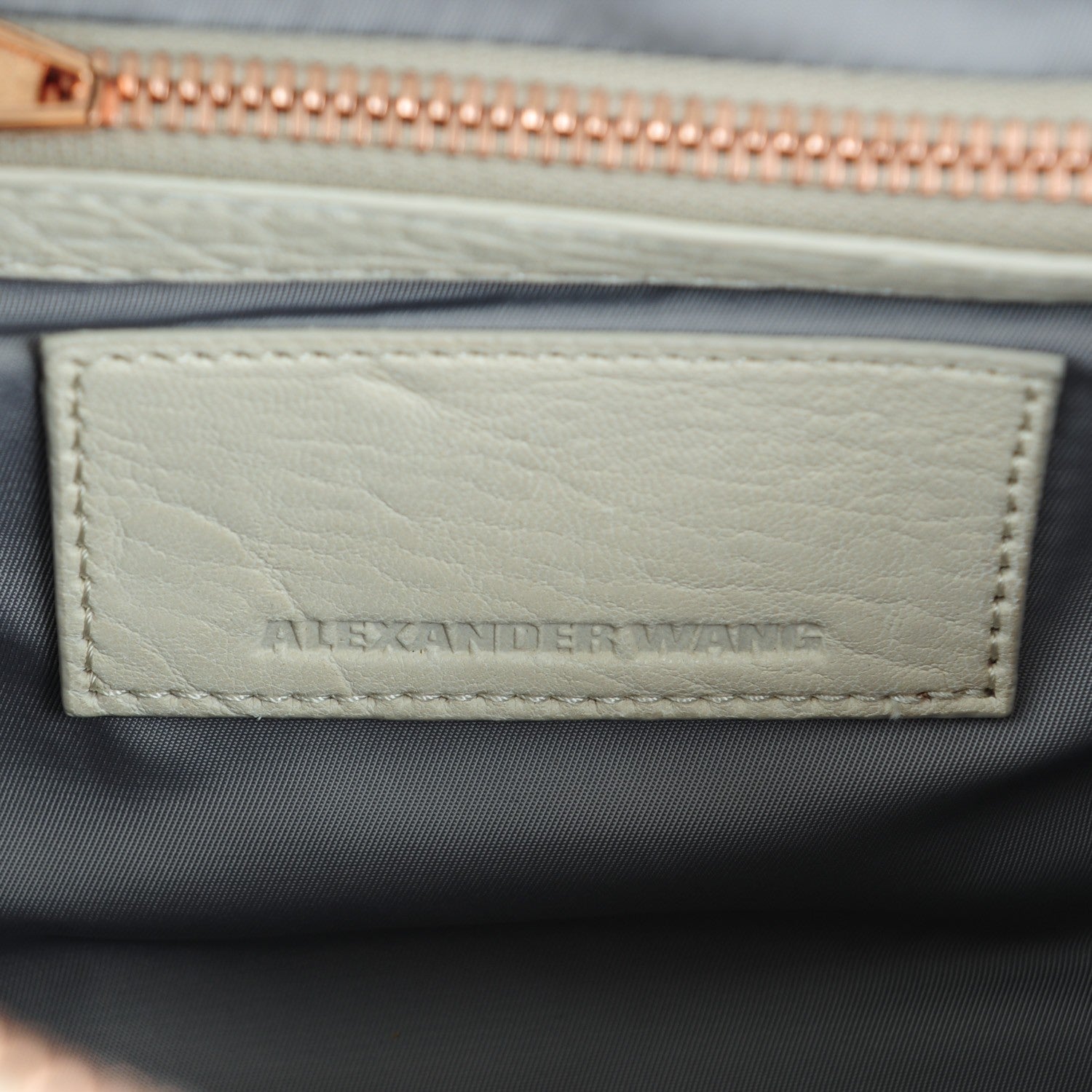 Alexander Wang Pebbled Lambskin Mini Rockie Opaline Rose Gold Hardware 7 of 10