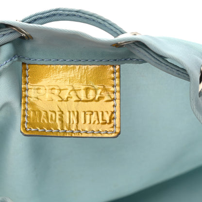 Prada Nylon Vela Drawstring Pouch Lago 6 of 11