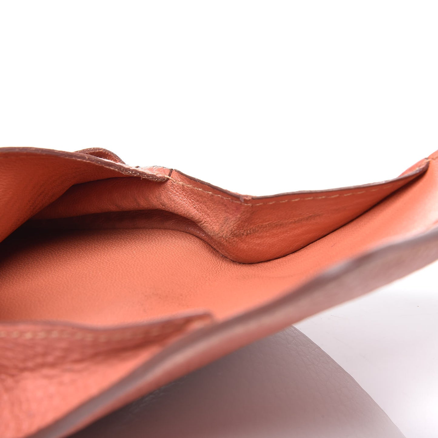 Taurillon Clemence Dogon Card Case Rose Thè