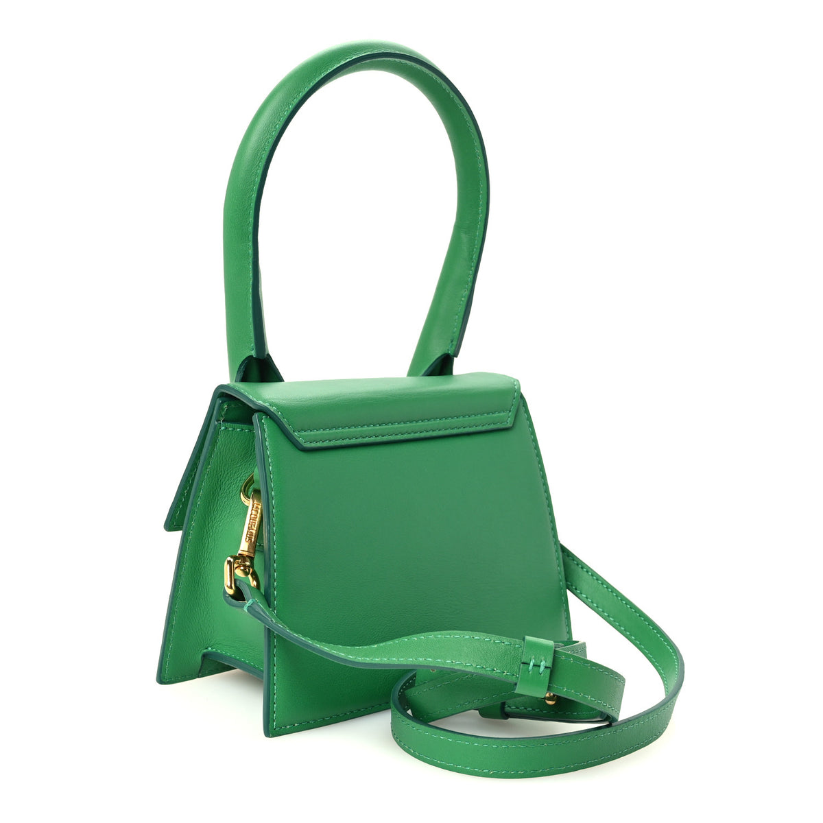 Jacquemus Smooth Calfskin Le Chiquito Moyen Green 2 of 8