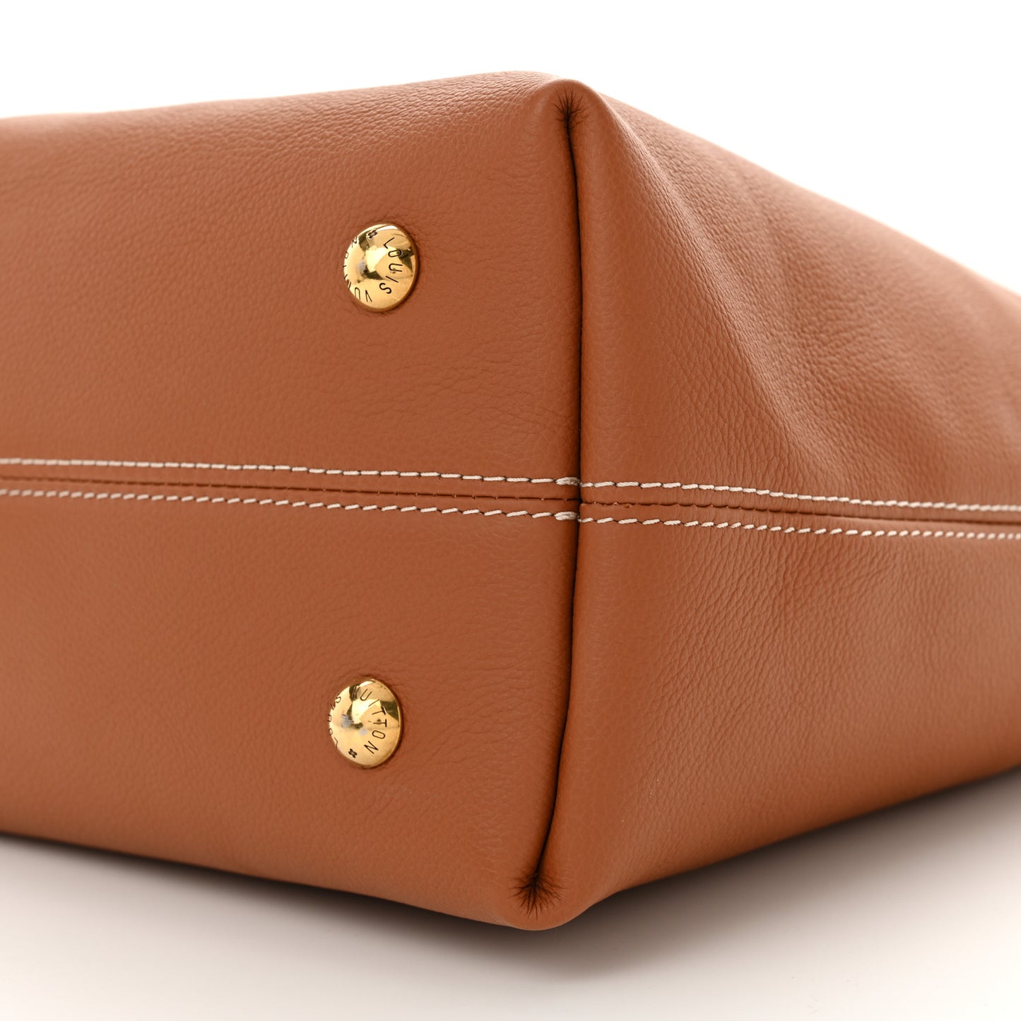 Grained Calfskin Low Key Hobo PM Cognac