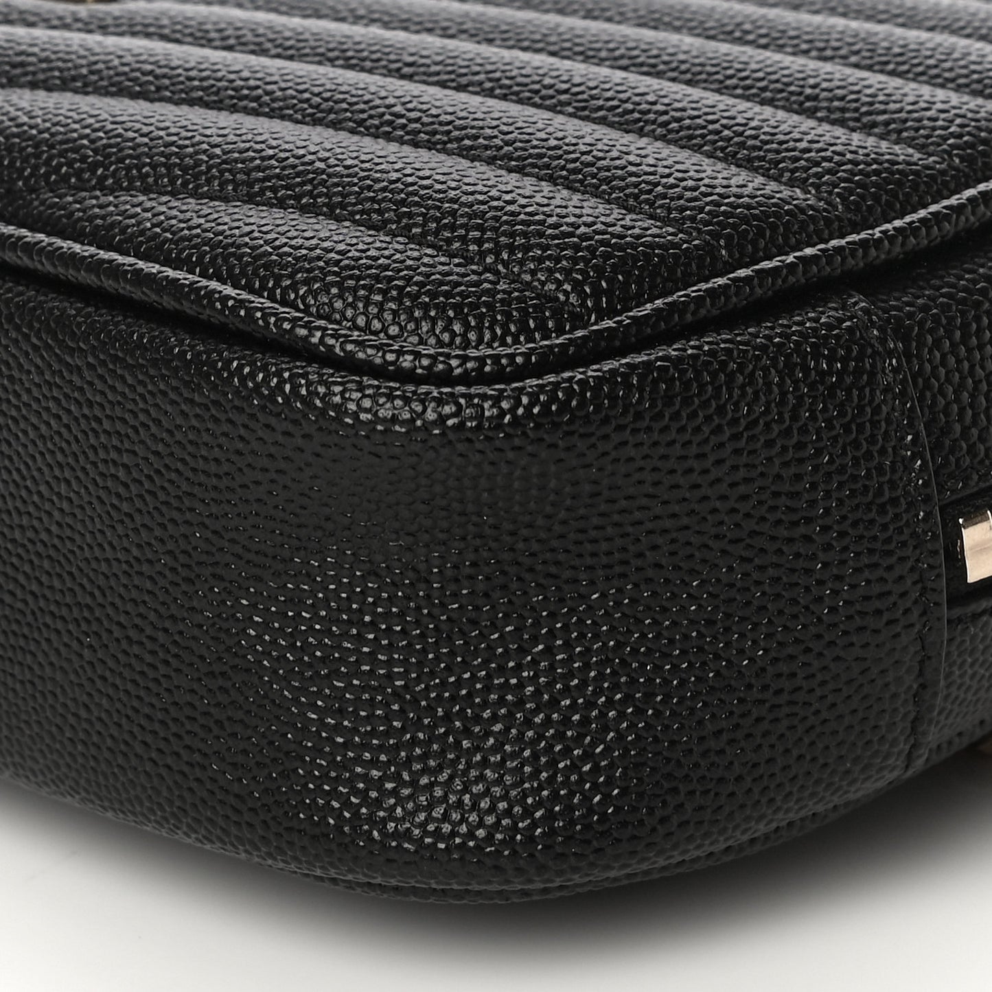 Grain De Poudre Matelasse Monogram Mini Lou Camera Bag Black