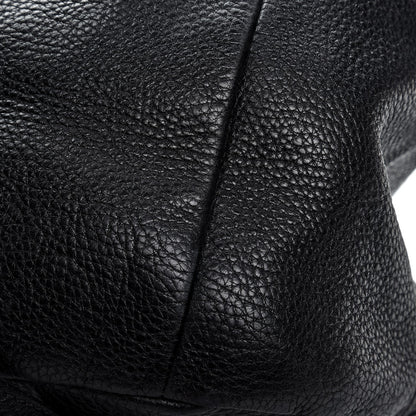 Prada Deerskin Shoulder Bag Black 13 of 15