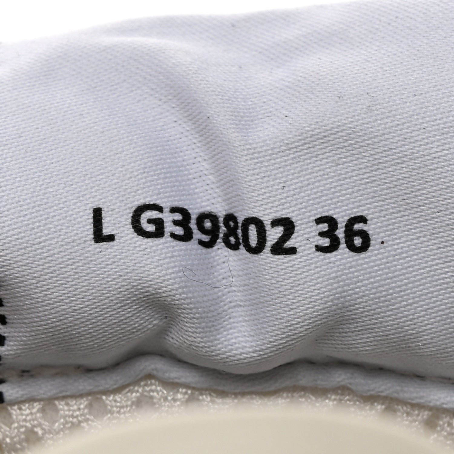 Chanel Suede Fabric Calfskin Womens CC Sneakers 36 White Light Gray 7 of 8