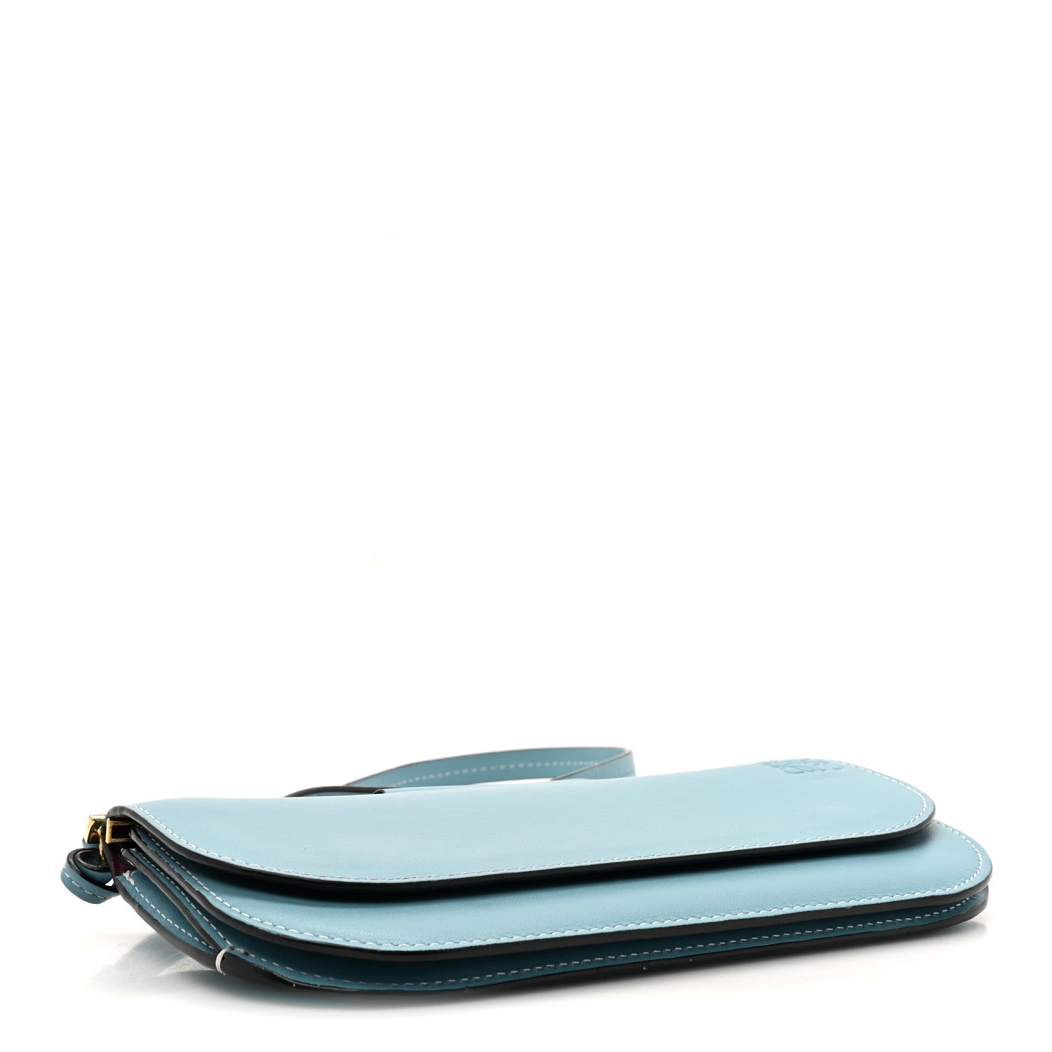 Loewe Smooth Calfskin Gate Pochette Light Blue 4 of 14