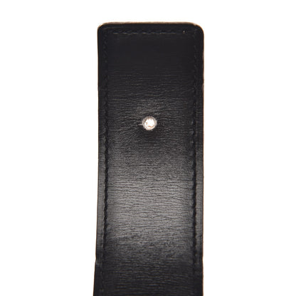 Hermes Box Courchevel 32mm Belt Strap 68 Black Gold 2 of 5