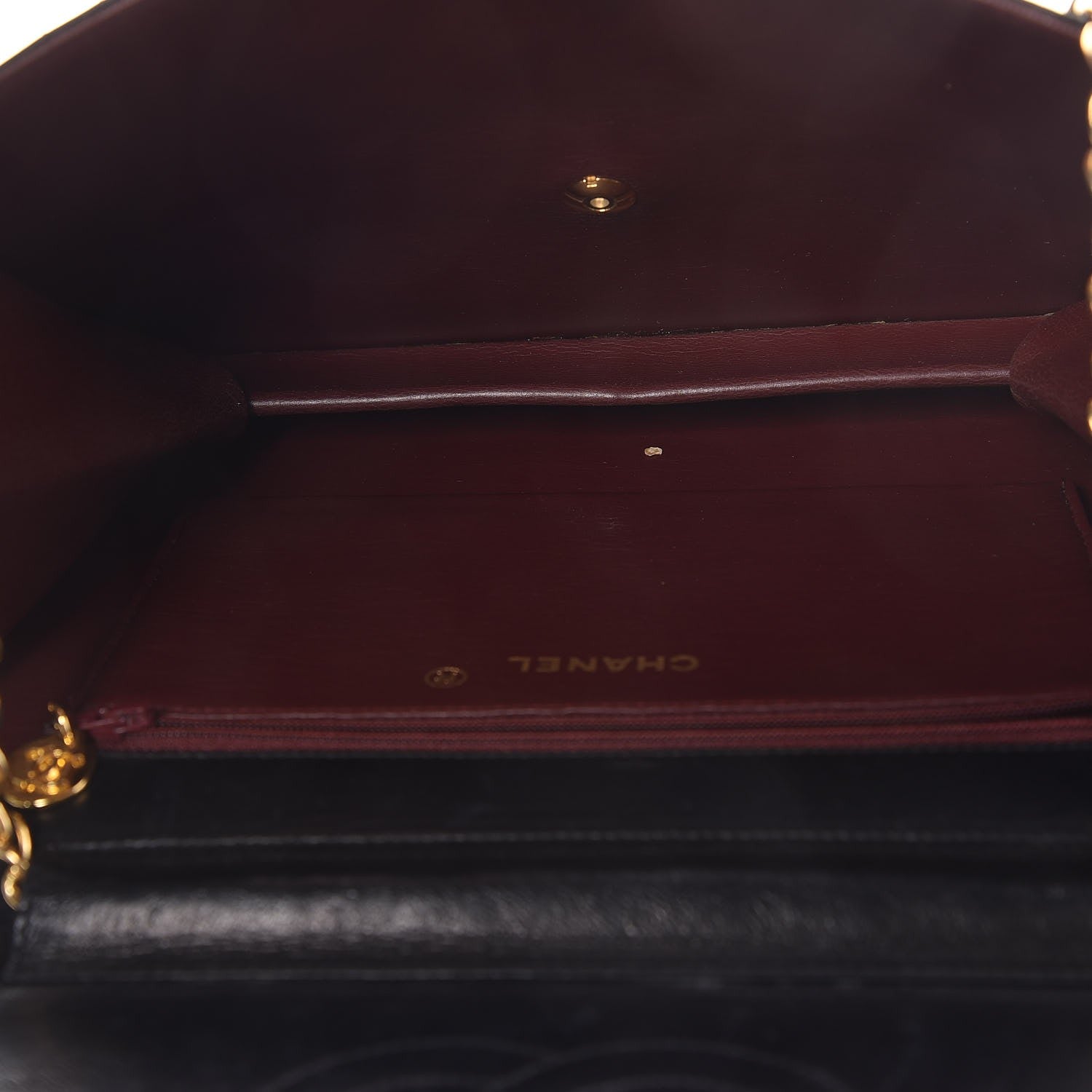 Chanel Lambskin Quilted Medium Single Flap Black 8 of 9