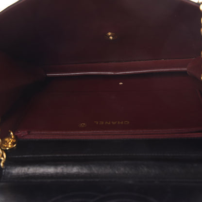 Chanel Lambskin Quilted Medium Single Flap Black 8 of 9