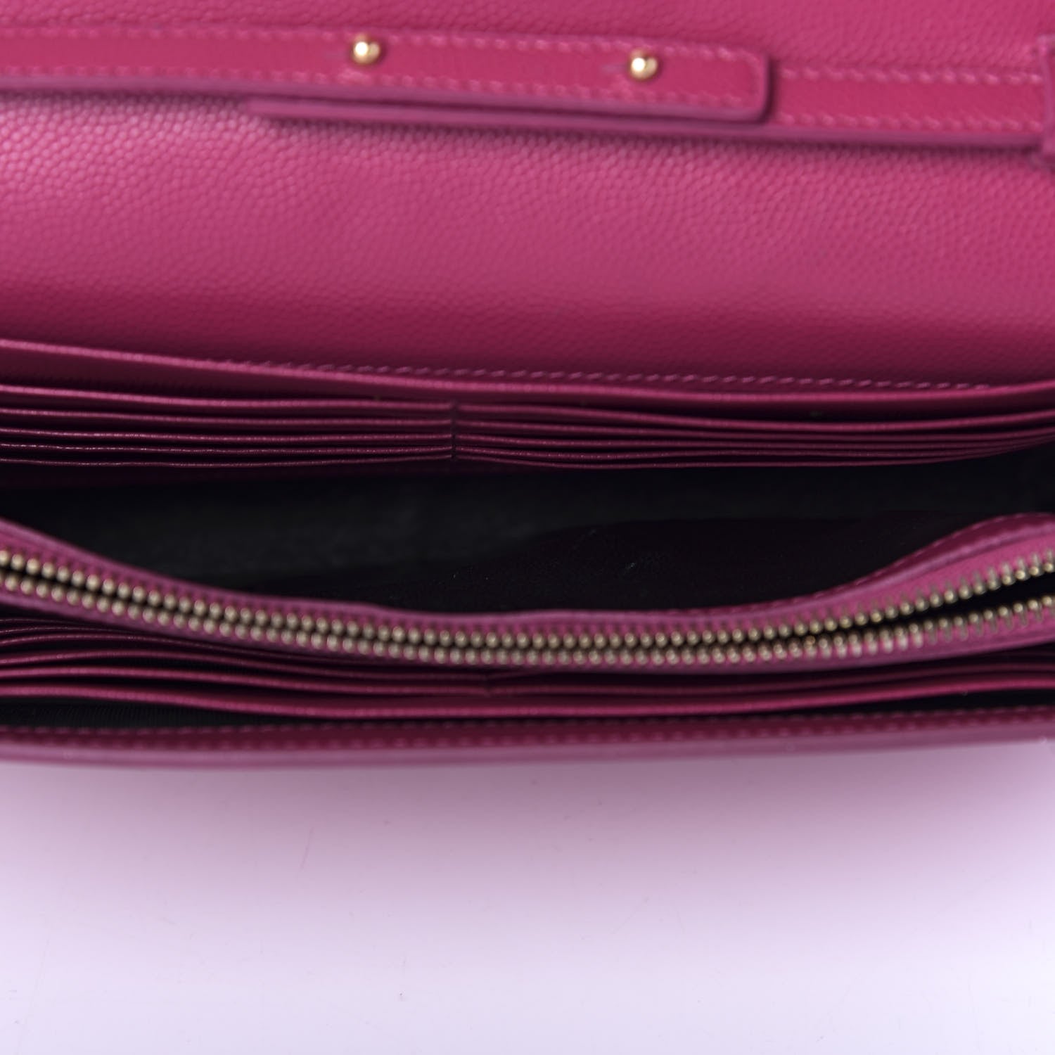 Saint Laurent Grain De Poudre Medium Monogram Kate Satchel Lipstick Fuchsia 5 of 9