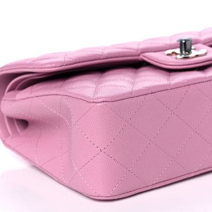 Chanel Caviar Quilted Small Double Flap Dark Pink 9 of 13