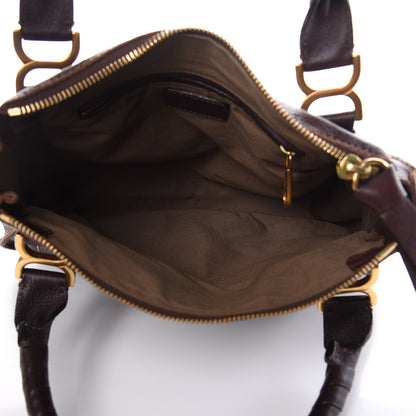 Chloe Calfskin Medium Marcie Satchel Wine Purple 5 of 11
