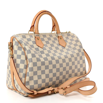 Louis Vuitton Damier Azur Speedy Bandouliere 30 3 of 10