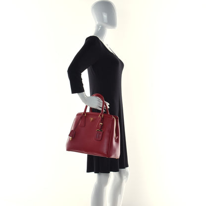 Prada Saffiano Lux Parabole Tote Fuoco 2 of 11