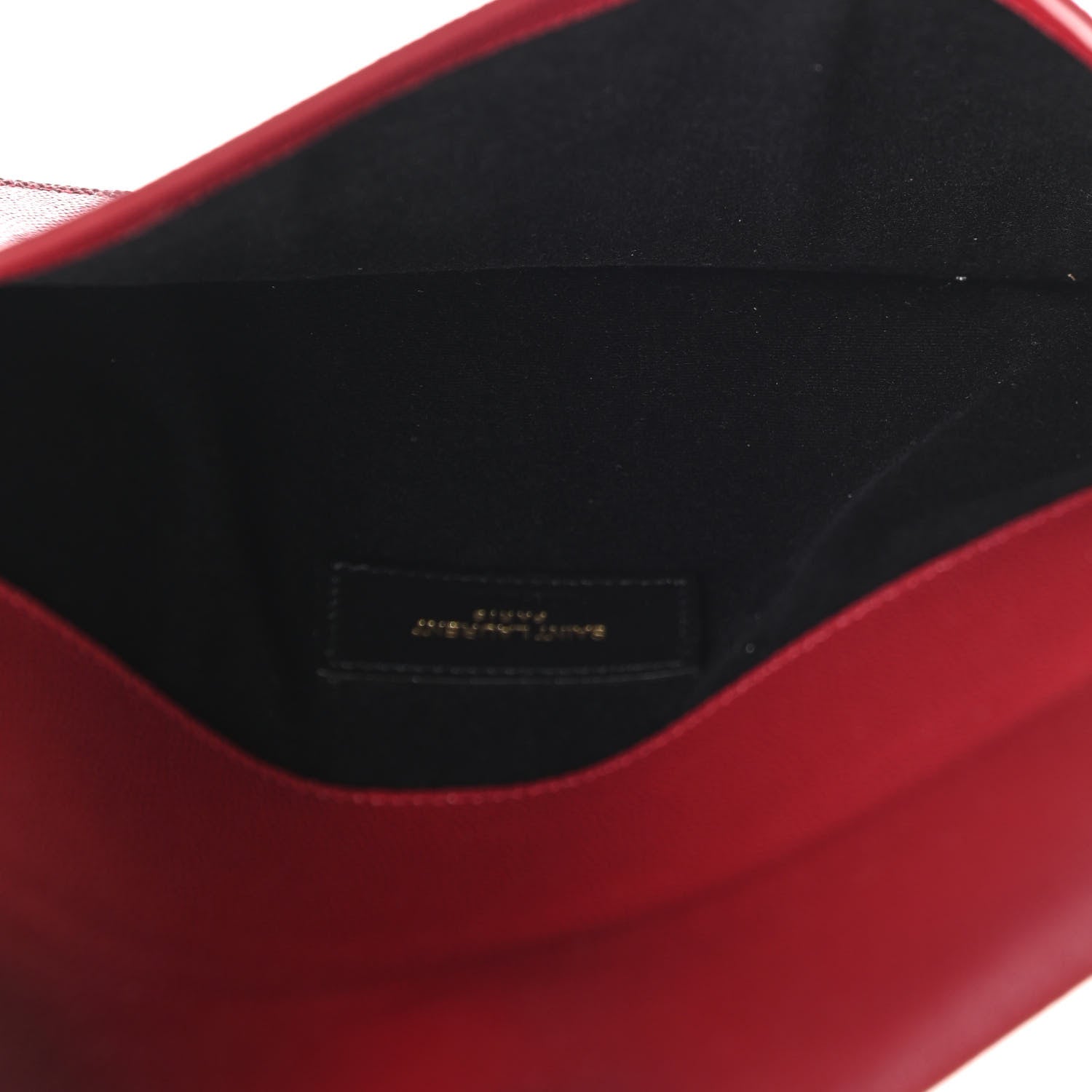 Saint Laurent Grain De Poudre Uptown Pouch Red 5 of 8