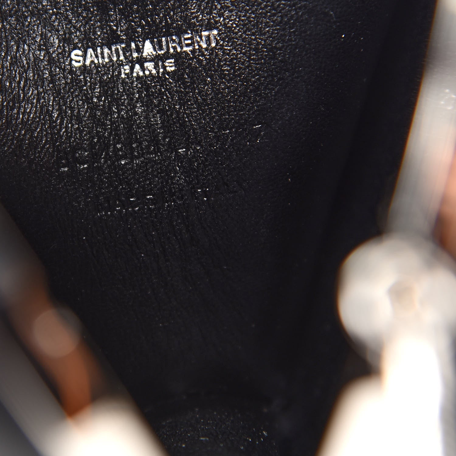 Saint Laurent Calfskin Monogram Love Box Bag Black 8 of 10