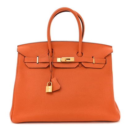 Hermes Togo Birkin 35 Orange 1 of 18