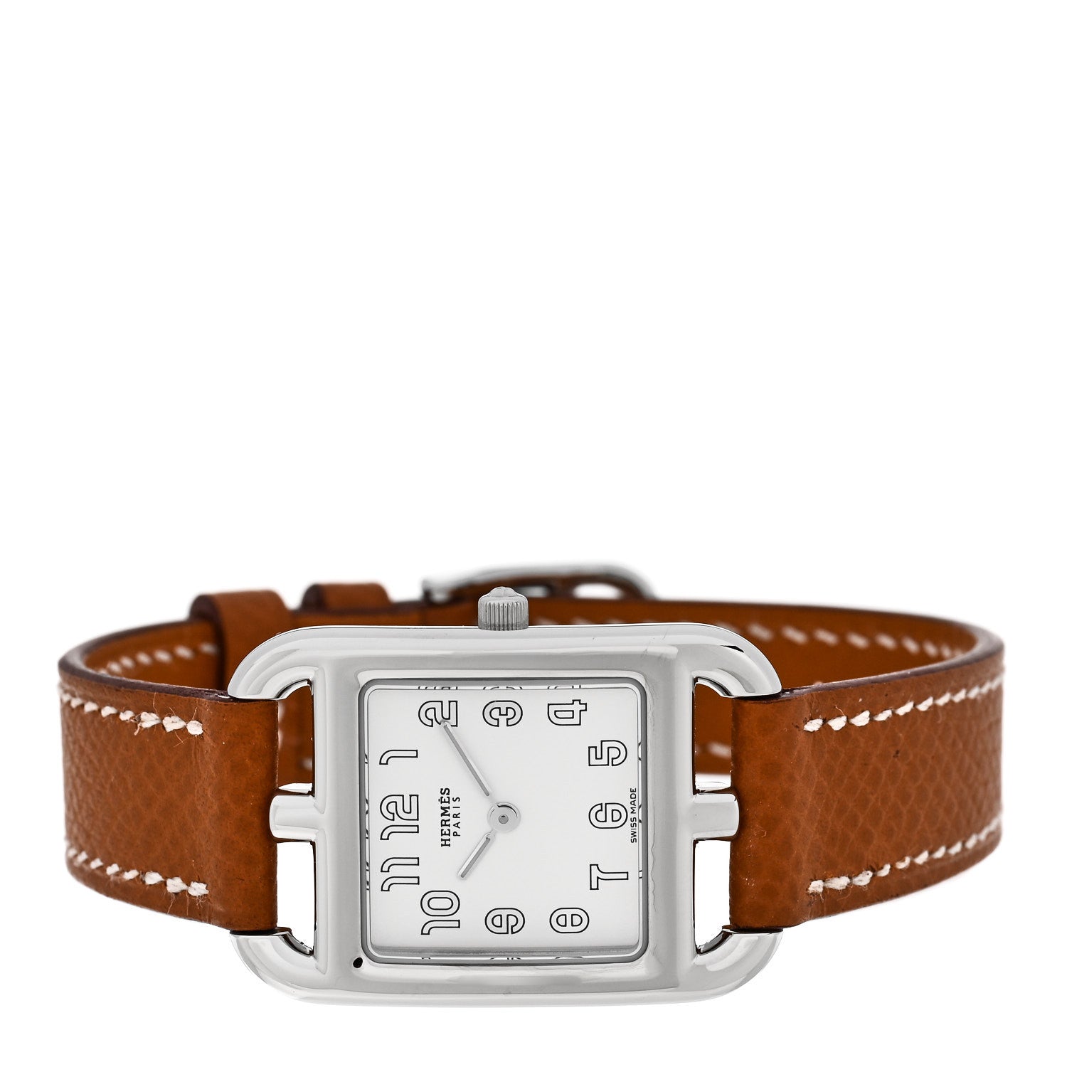 Hermes Stainless Steel Epsom 23mm Cape Cod Quartz Watch Gold 2 of 5