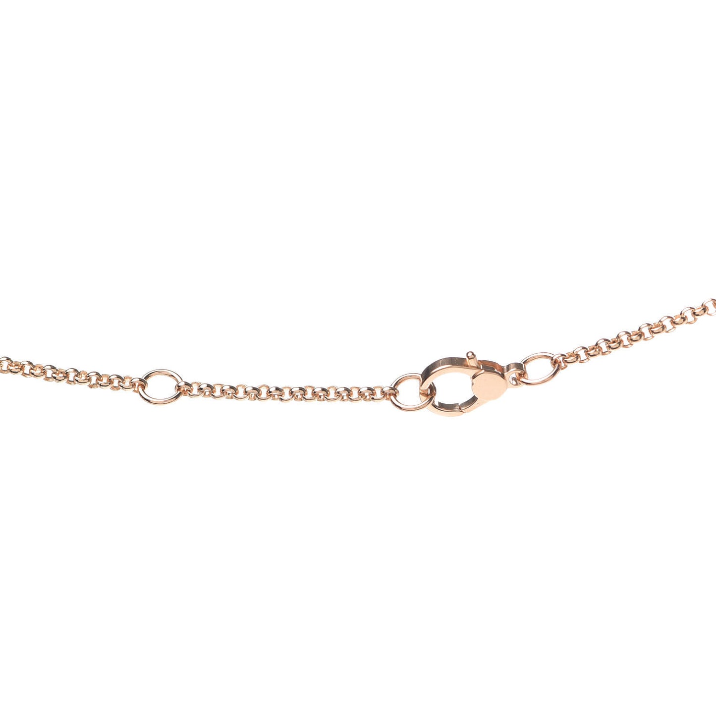 18K Rose Gold Diamond TPM Ex-Libris Pendant Necklace