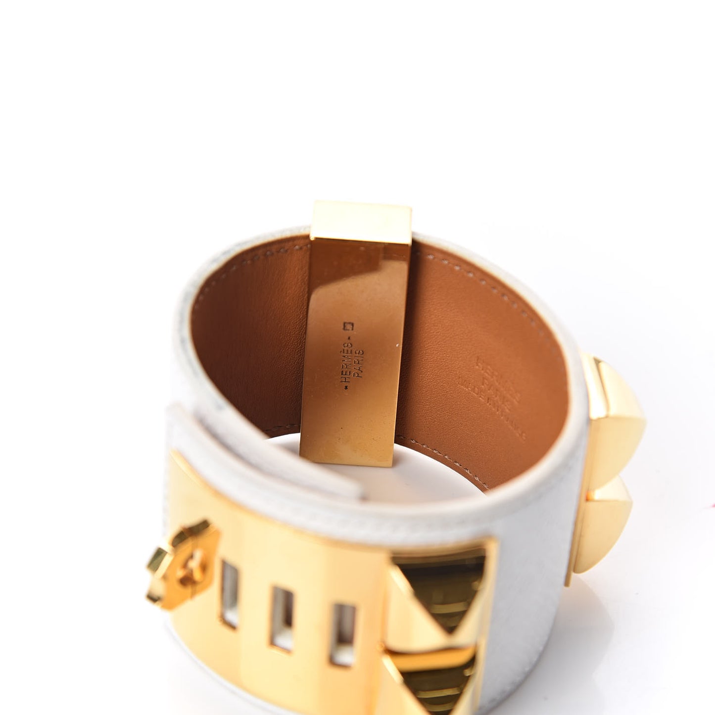 Epsom Collier de Chien CDC Bracelet S White