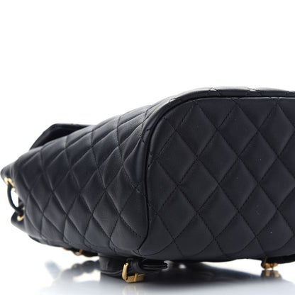 Chanel Calfskin Quilted Mini Urban Spirit Backpack Black 8 of 10
