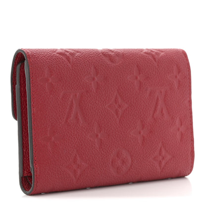 Louis Vuitton Empreinte Compact Curieuse Wallet Cherry 3 of 7