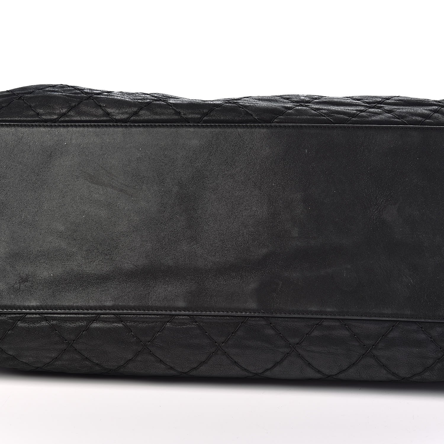 Chanel Iridescent Calfskin Extra Large Just Mademoiselle Bowling Bag Black 13 of 15