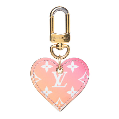 Louis Vuitton Vernis Degrade Love Lock Heart Key Holder Bag Charm Pink White 1 of 5
