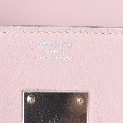 Hermes Swift Horseshoe Bi-Color Birkin 30 Rose Dragee Rouge H 18 of 37