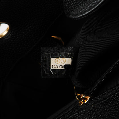Chanel Caviar Quilted Petit Shopping Tote PST Black 7 of 7