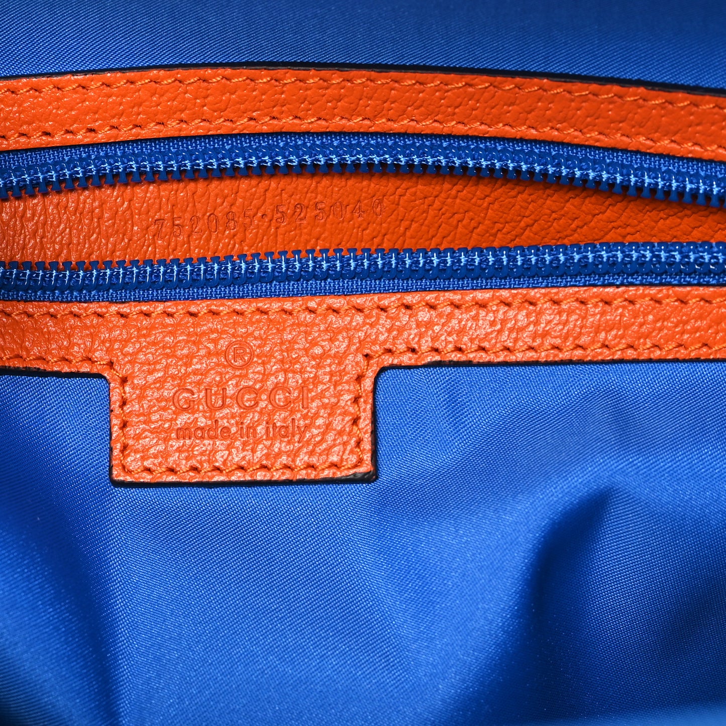 Jersey GG Monogram All Over Pan Sport Double Buckle Backpack Blue Purple Multicolor