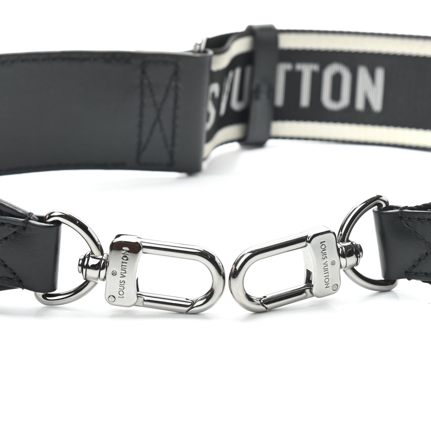 Monogram Multi Pochette Accessories Shoulder Strap Black Ivory