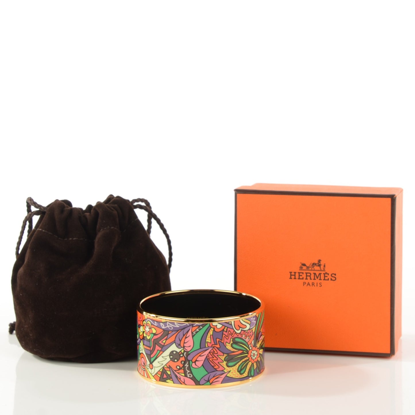 Enamel Printed Extra Wide L'Ivresse De L'Infini Bracelet 65
