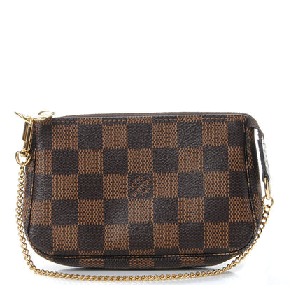Louis Vuitton Damier Ebene Mini Pochette Accessories 1 of 8