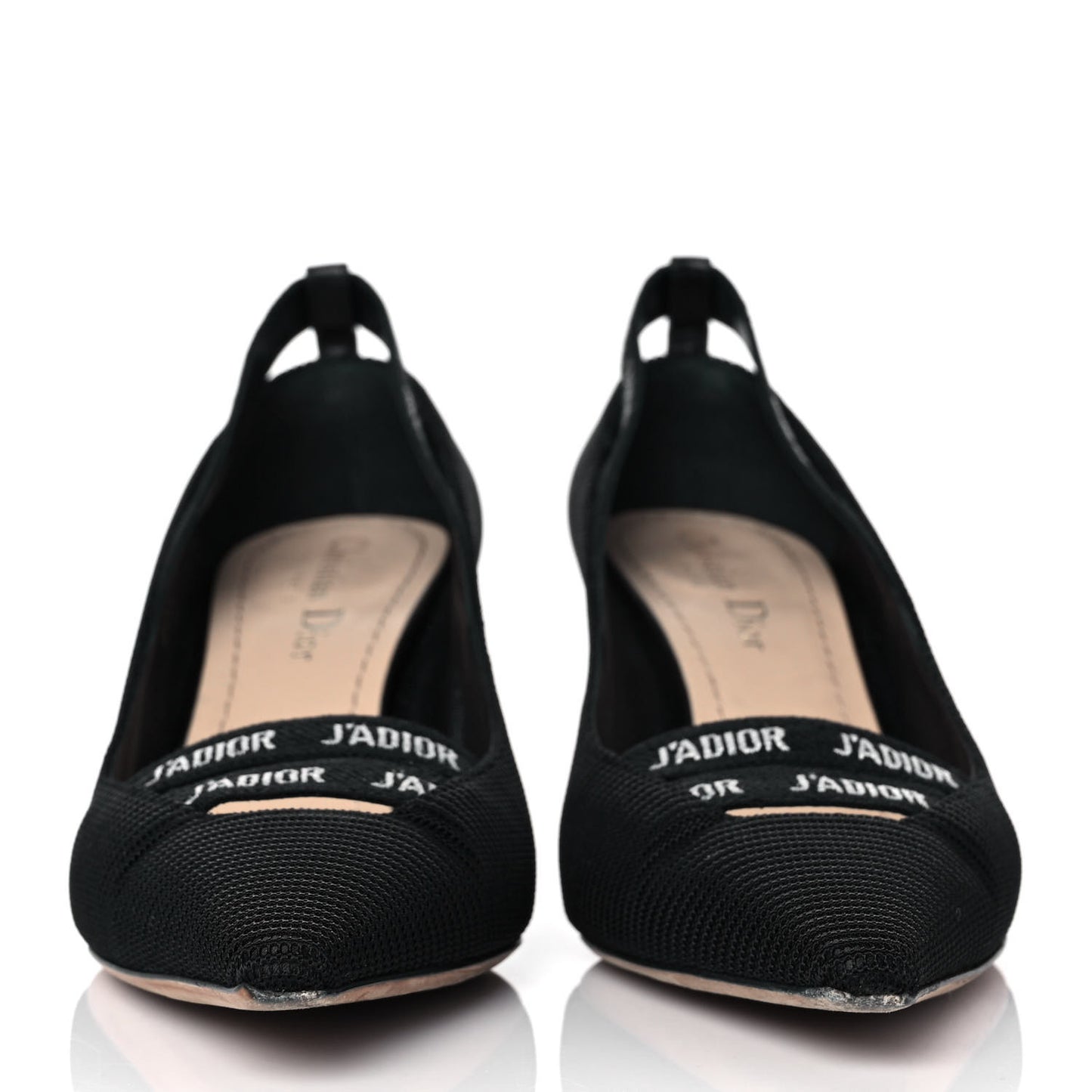 Fabric J'Adior Ribbon Pumps 37 Black