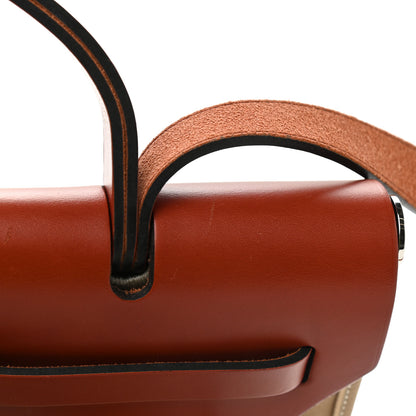 Hermes Vache Hunter Toile Officier Herbag Zip 31 PM Trench Cuivre 13 of 13