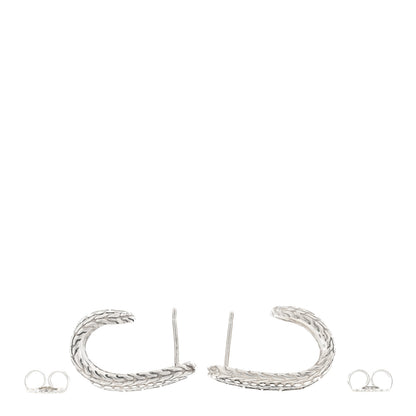 John Hardy Sterling Silver Dot Nuansa J Hoop Earrings 3 of 4