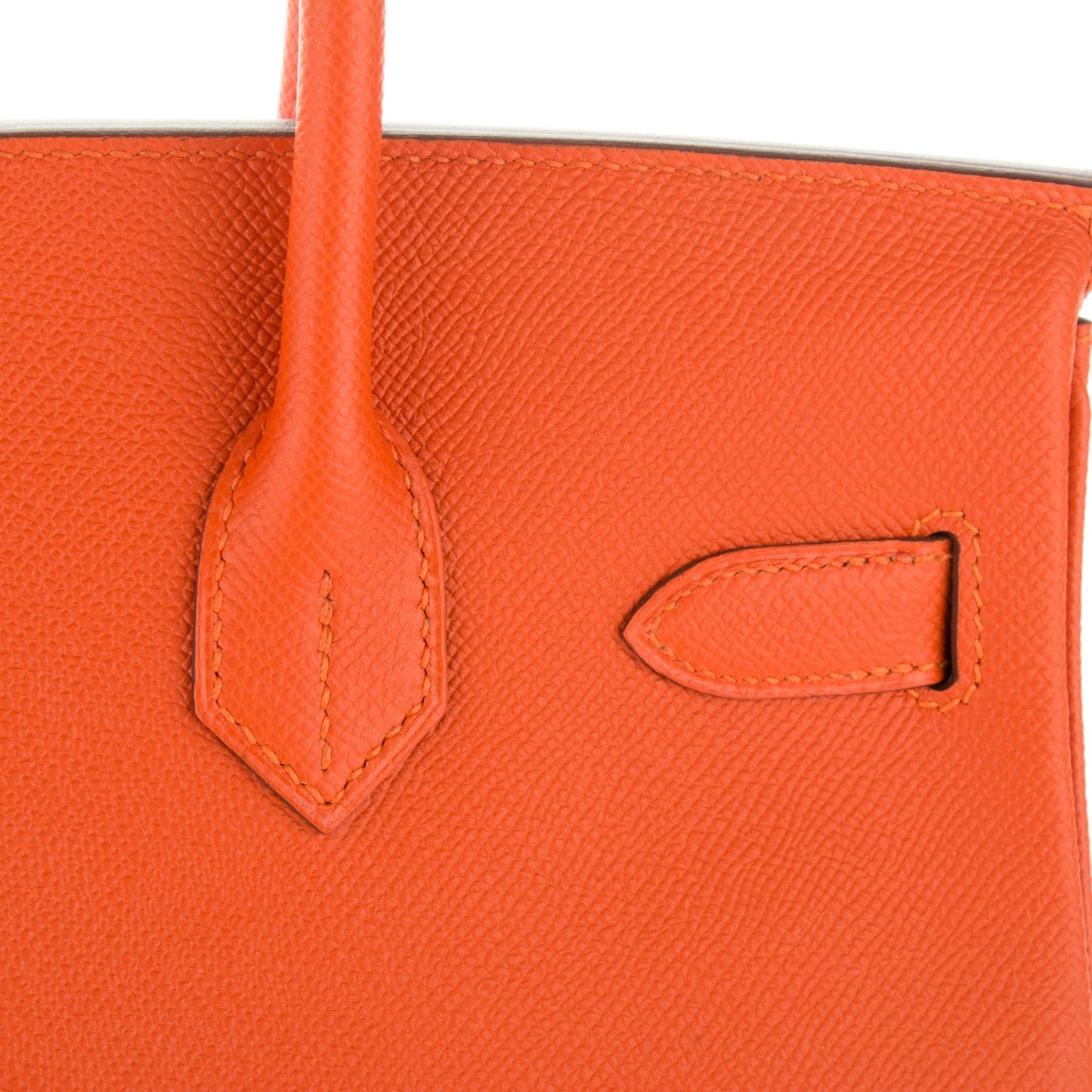 Epsom Birkin 30 Orange