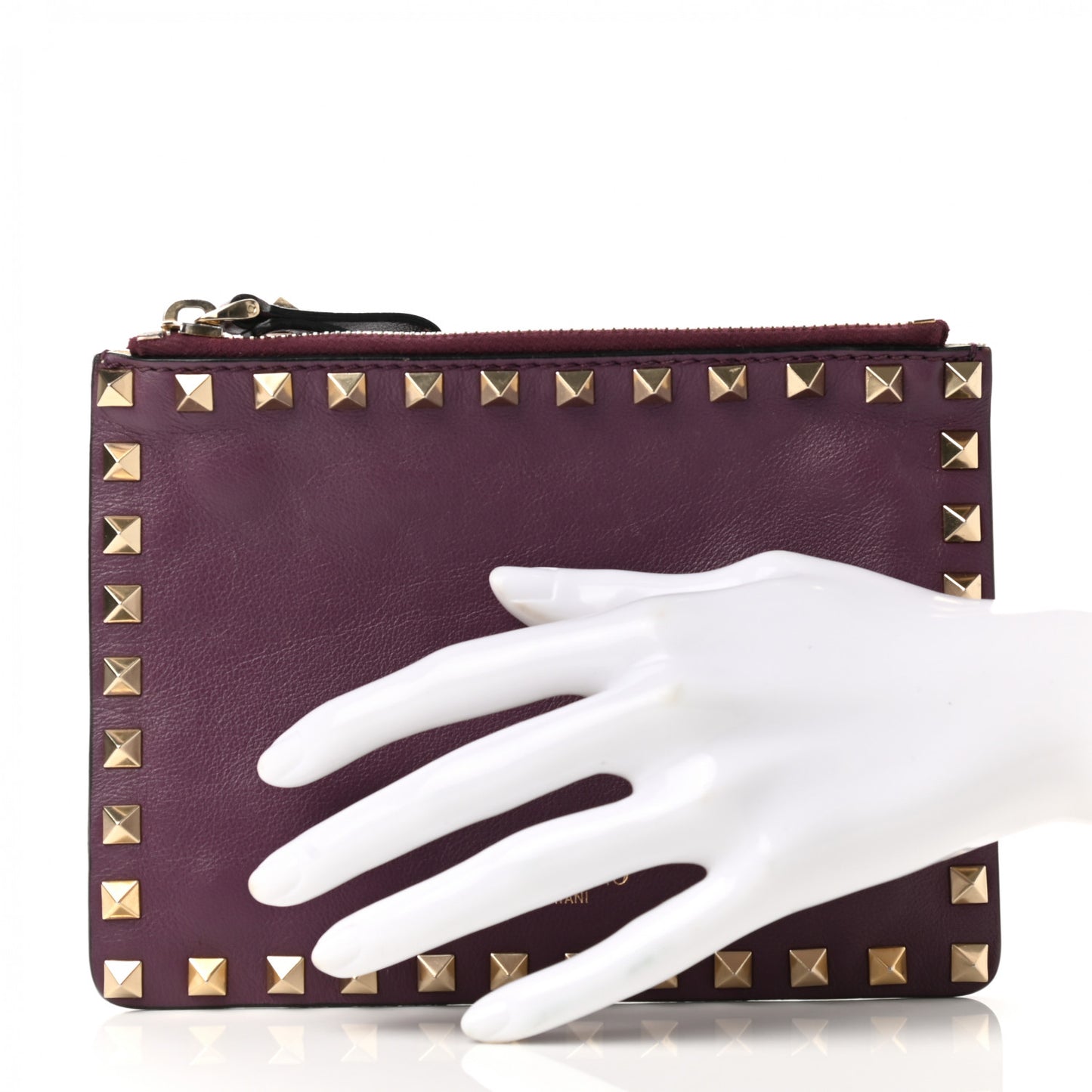Rockstud Mini Pouch Rubin