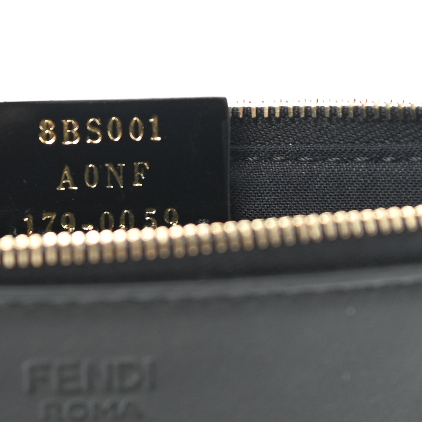 Vitello Century Opaco F is Fendi Bi-Color Triplette Pouch Set Black