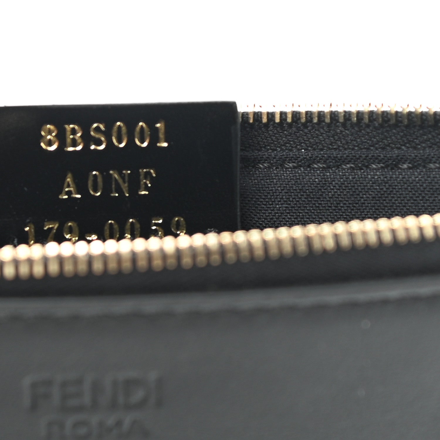 Fendi Vitello Century Opaco F is Fendi Bi-Color Triplette Pouch Set Black 7 of 10