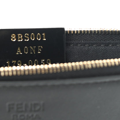Fendi Vitello Century Opaco F is Fendi Bi-Color Triplette Pouch Set Black 7 of 10