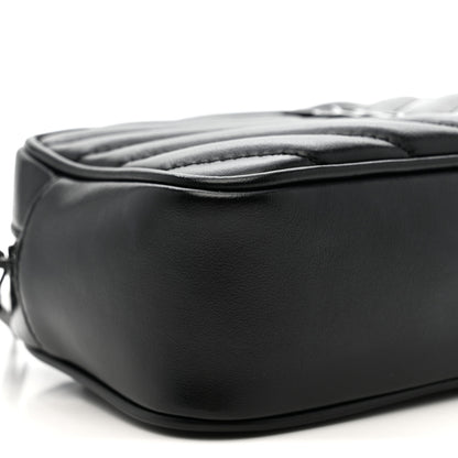 Saint Laurent Calfskin Matelasse Monogram Lou Belt Bag Black 9 of 11