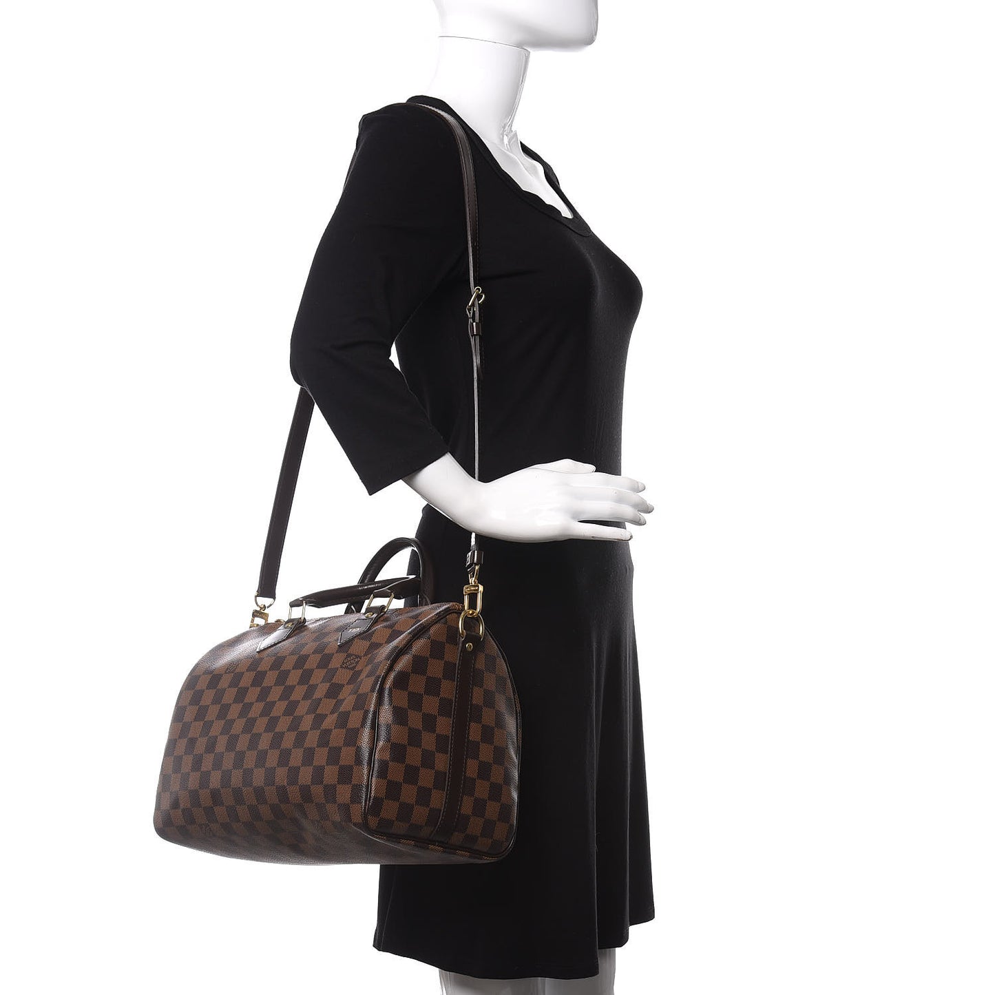 Damier Ebene Speedy Bandouliere 30